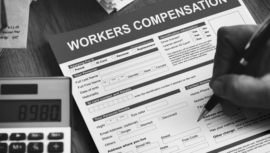 Filling out Workers Compensation Form